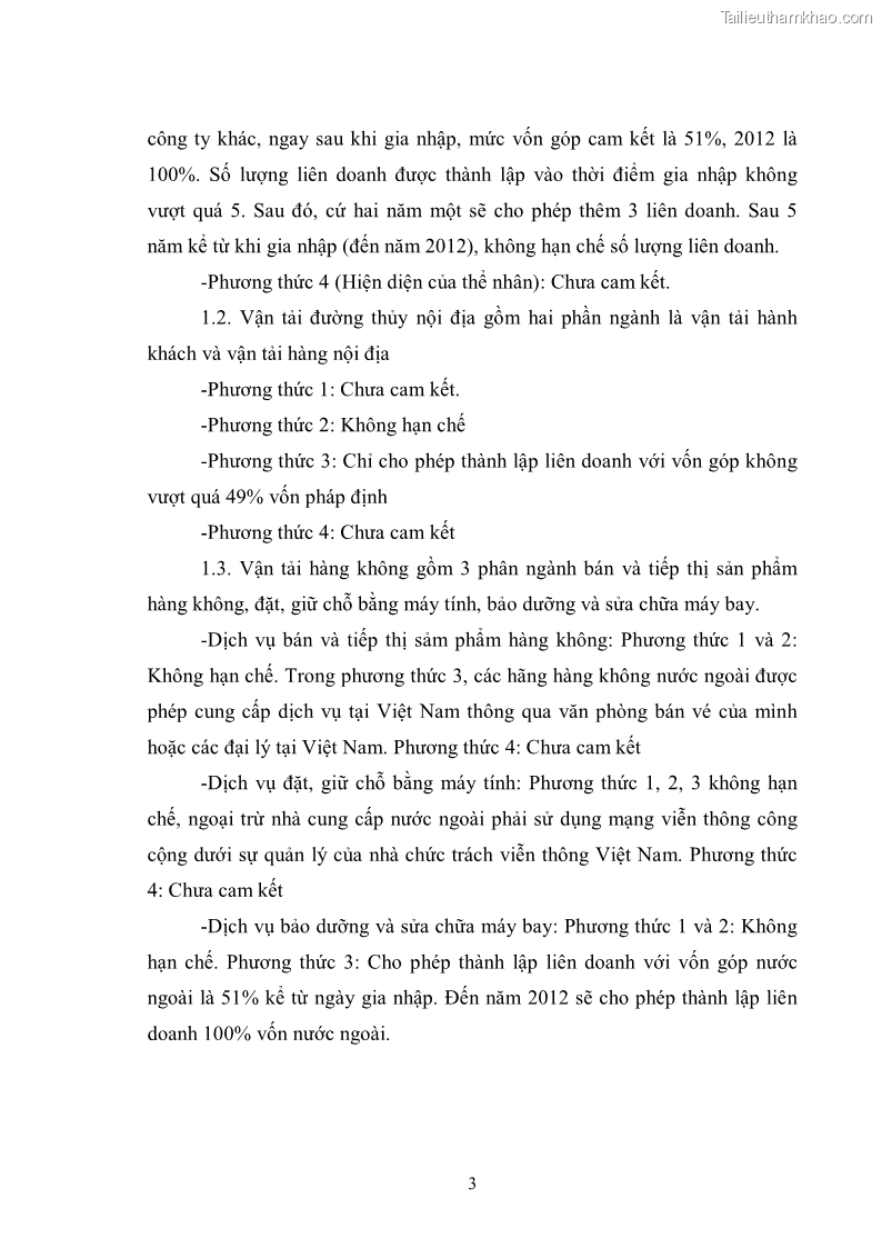 Khóa luận tốt nghiệp Thực trạng và giải pháp phát triển dịch vụ Logistics của Việt Nam đáp ứng yêu cầu hội nhập kinh tế quốc tế - 15 Trang 113