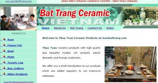 4 Công ty TNHH gốm Hoa Thanh www hoathanhceramic com Các website này đều là website tĩnh 1