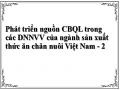 Phát triển nguồn CBQL trong các DNNVV của ngành sản xuất thức ăn chăn nuôi Việt Nam - 2