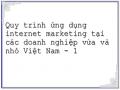 Quy trình ứng dụng internet marketing tại các doanh nghiệp vừa và nhỏ Việt Nam