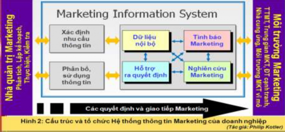 Hình 3 2 Sơ đồ cấu trúc và tổ chức hệ thống thông tin Marketing của DN 1