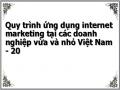 Quy trình ứng dụng internet marketing tại các doanh nghiệp vừa và nhỏ Việt Nam - 20