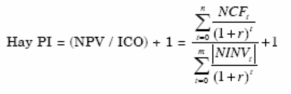 1 10 Trong đó ICO là tổng giá trị hiện tại của khoản đầu tư ròng còn NINV 2