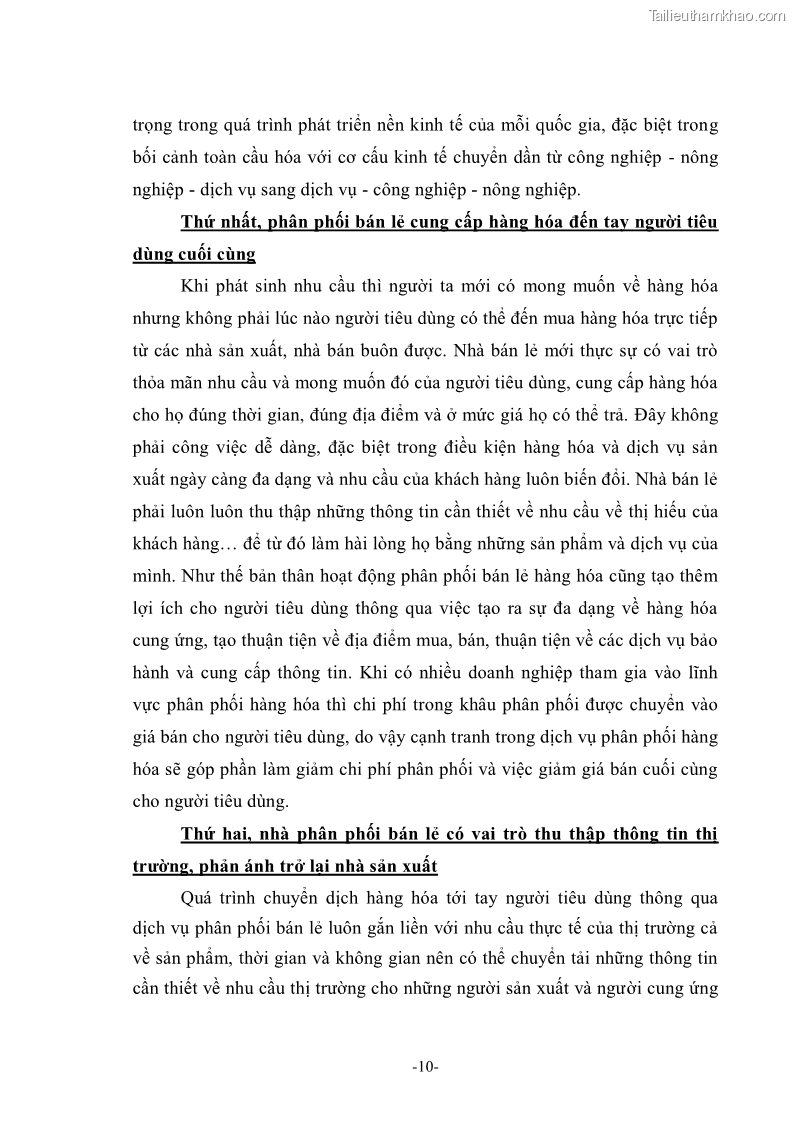 Khóa luận tốt nghiệp Thu hút vốn đầu tư trực tiếp nước ngoài vào ngành dịch vụ phân phối bán lẻ theo lộ trình cam kết WTO - 3 Trang 17