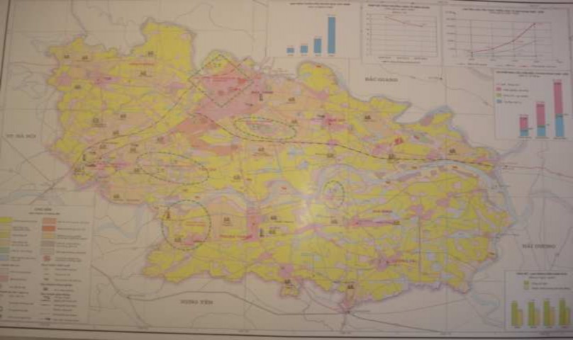 Hình 3 1 Bản đồ quy hoạch tổng thể phát triển kinh tế xã hội tỉnh Bắc 1