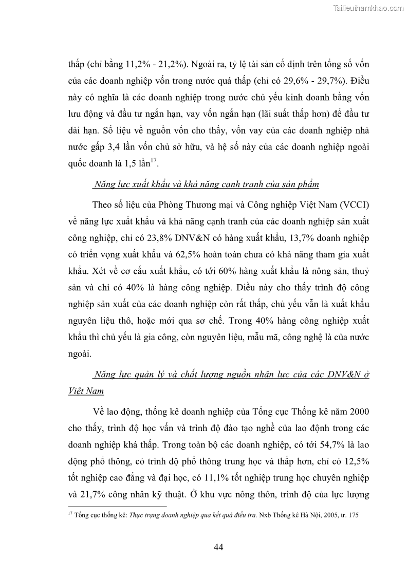 Khóa luận tốt nghiệp Phát triển doanh nghiệp vừa và nhỏ để đáp ứng nhu cầu phát triển kinh tế - 7 Trang 49