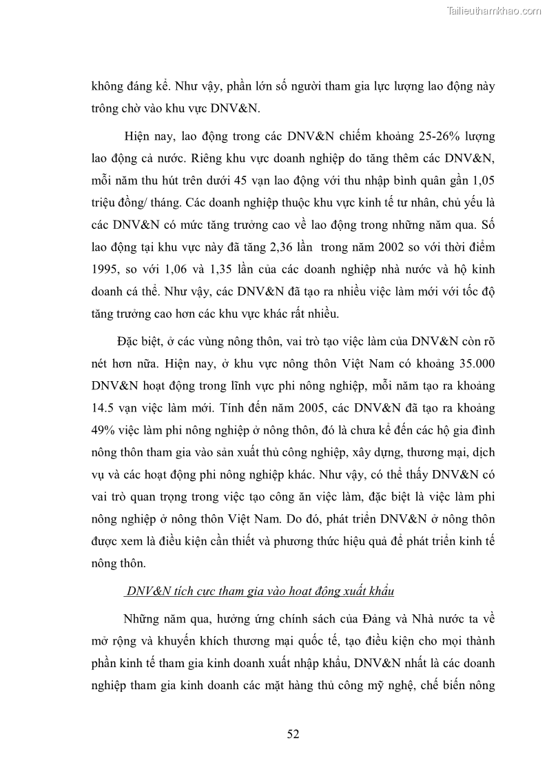 Khóa luận tốt nghiệp Phát triển doanh nghiệp vừa và nhỏ để đáp ứng nhu cầu phát triển kinh tế - 8 Trang 57
