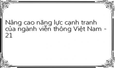 Nâng cao năng lực cạnh tranh của ngành viễn thông Việt Nam - 21