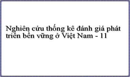 Tính Toán Thử Nghiệm Và Phân Tích Biến Động Chỉ Số Phát Triển Bền Vững Ở Việt Nam