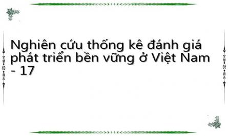 Nghiên cứu thống kê đánh giá phát triển bền vững ở Việt Nam - 17