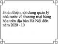Hoàn thiện nội dung quản lý nhà nước về thương mại hàng hóa trên địa bàn Hà Nội đến năm 2020 - 10