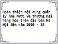 Hoàn thiện nội dung quản lý nhà nước về thương mại hàng hóa trên địa bàn Hà Nội đến năm 2020 - 14