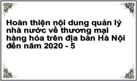 Hoàn thiện nội dung quản lý nhà nước về thương mại hàng hóa trên địa bàn Hà Nội đến năm 2020 - 5