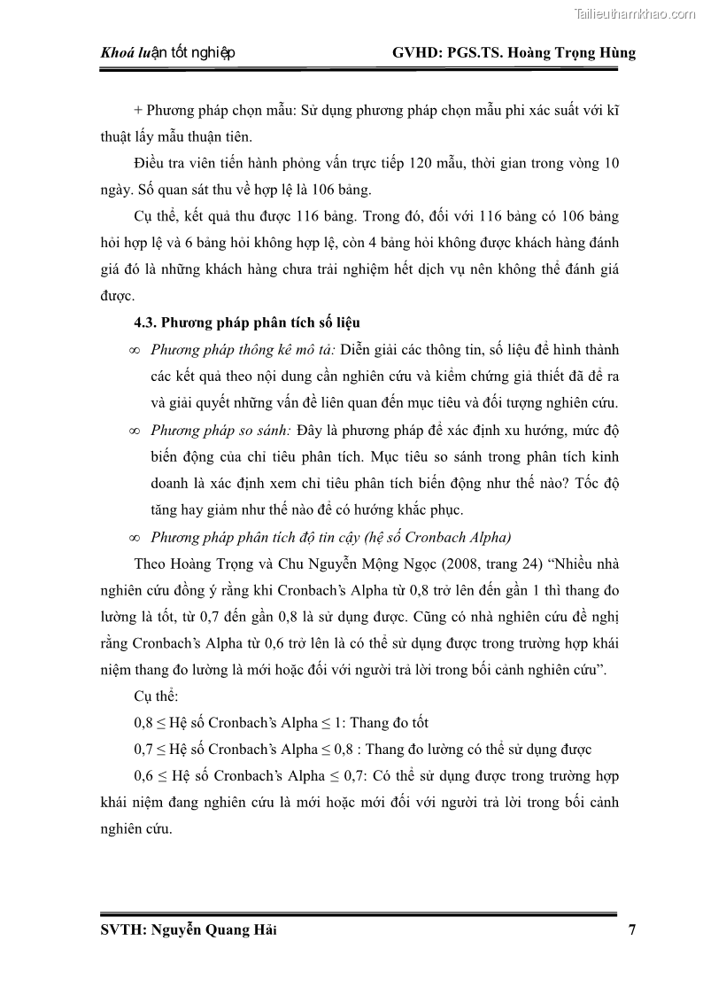 Khóa luận tốt nghiệp Quản trị kinh doanh Nâng cao chất lượng dịch vụ tại DMZ Bar – Công ty cổ phần du lịch DMZ - 3 Trang 17