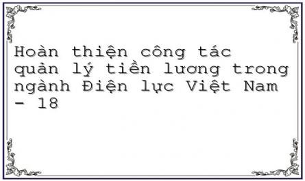 Hoàn thiện công tác quản lý tiền lương trong ngành Điện lực Việt Nam - 18
