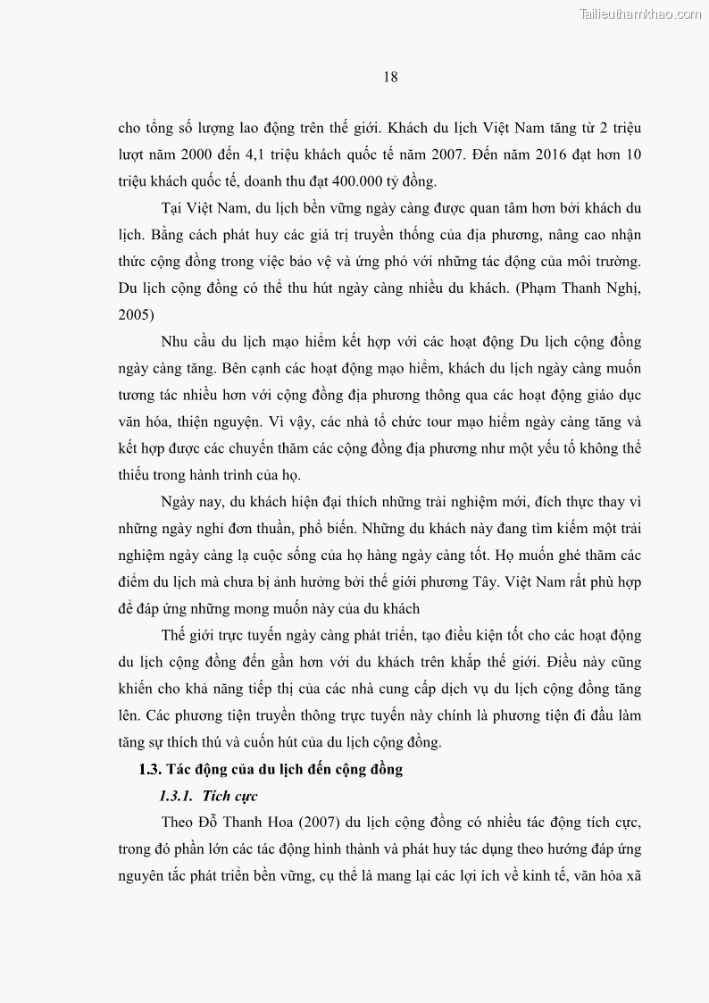Luận văn Thạc sĩ Quản trị dịch vụ du lịch và lữ hành Giải pháp phát triển du lịch cộng đồng tại huyện Lạc Dương, tỉnh Lâm Đồng - 5 Trang 33