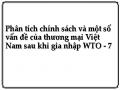 Phân tích chính sách và một số vấn đề của thương mại Việt Nam sau khi gia nhập WTO - 7