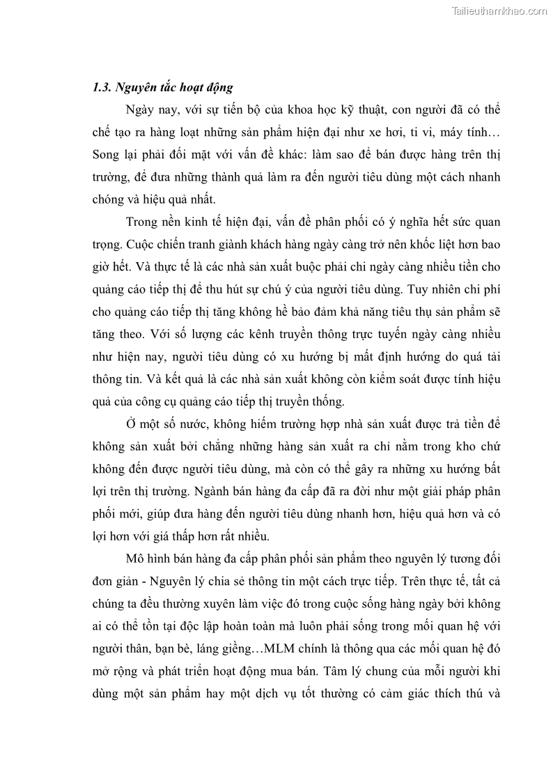 Khóa luận tốt nghiệp Tác động của hoạt động bán hàng đa cấp đối với chất lượng nguồn nhân lực Việt Nam - 3 Trang 17
