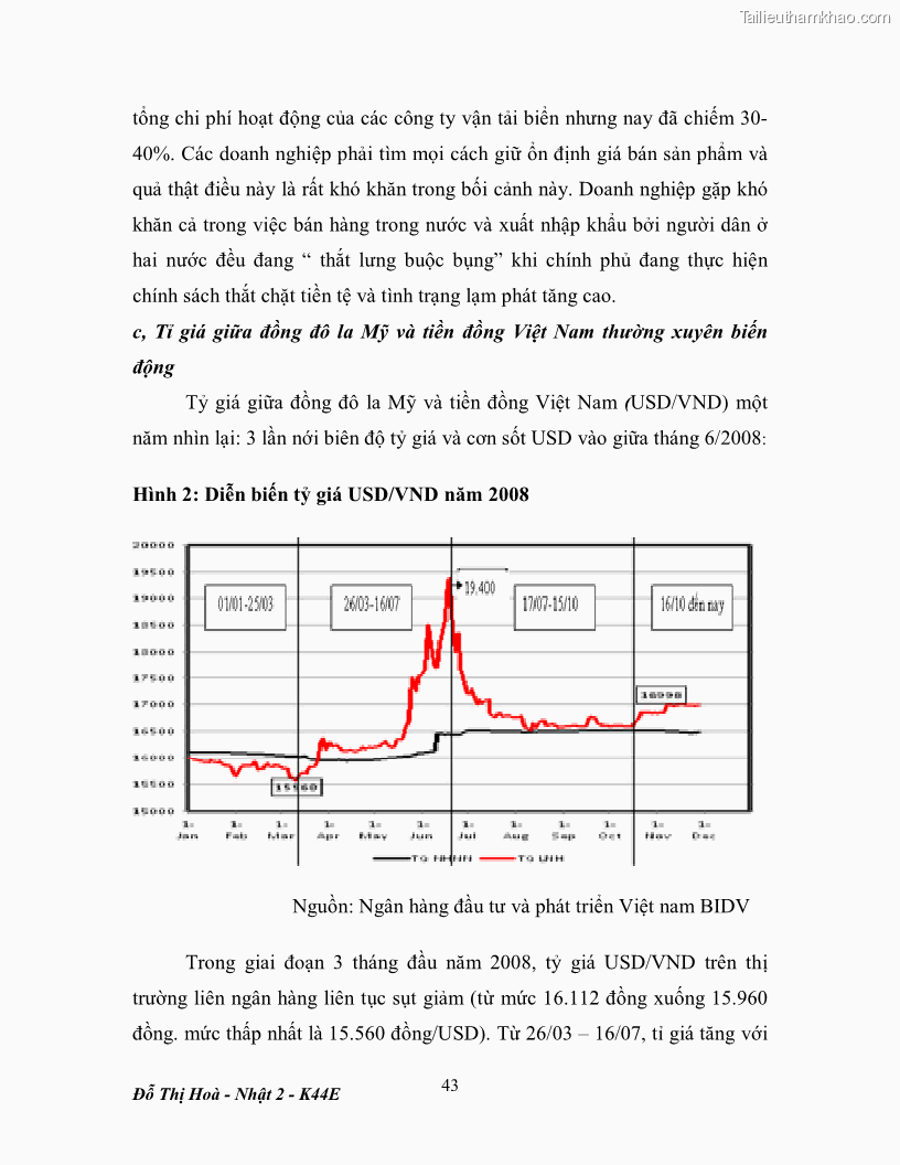 Khóa luận tốt nghiệp Tác động của khủng hoảng tài chính toàn cầu tới hoạt động ngoại thương Việt Nam và Mỹ - 7 Trang 49
