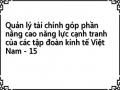 Quản lý tài chính góp phần nâng cao năng lực cạnh tranh của các tập đoàn kinh tế Việt Nam - 15