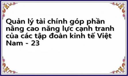 Quản lý tài chính góp phần nâng cao năng lực cạnh tranh của các tập đoàn kinh tế Việt Nam - 23