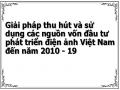 Giải pháp thu hút và sử dụng các nguồn vốn đầu tư phát triển điện ảnh Việt Nam đến năm 2010 - 19