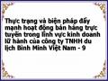 Chiến Lược Kinh Doanh Của Công Ty Tnhh Du Lịch Bình Minh Việt Nam