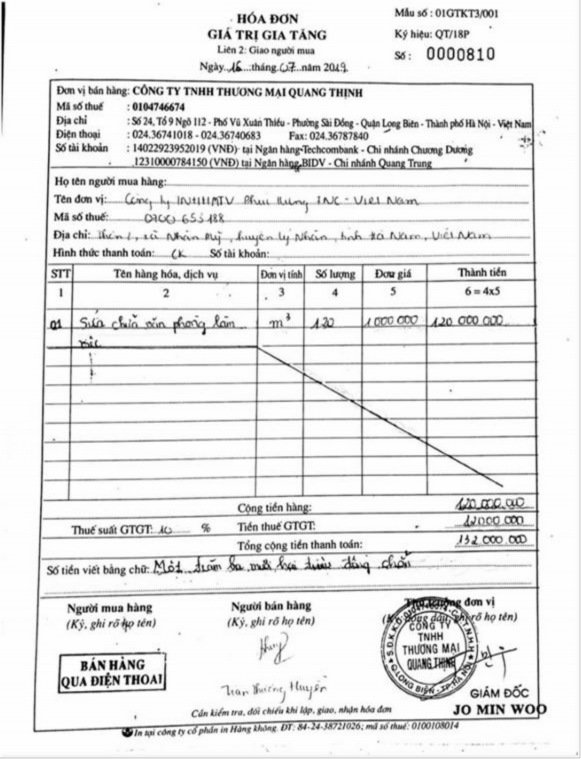 Công ty TNHH MTV Phúc Hưng FNC – Việt Nam Thôn Mỹ Hưng Xã Nhân Mỹ Huyện Lý 1