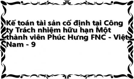 Đánh Giá Thực Trạng Kế Toán Tài Sản Cố Định Tại Công Ty Tnhh Mtv Phúc Hưng Fnc - Việt Nam
