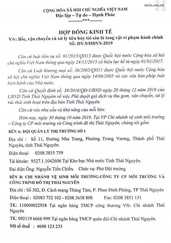 Phụ lục 13 Hợp đồng kinh tế 7