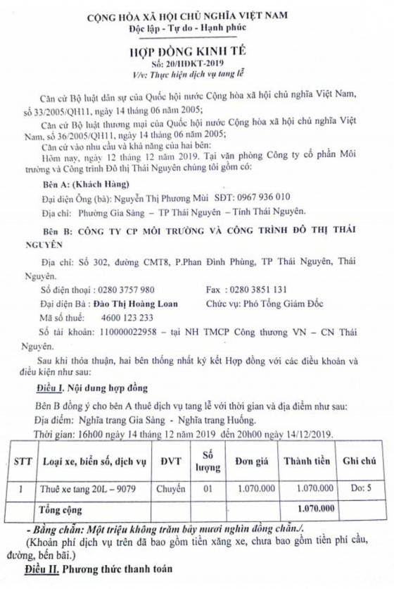 Phụ lục 17 Hóa đơn GTGT Phụ lục 18 Phiếu thu Phụ lục 19 Hợp 5