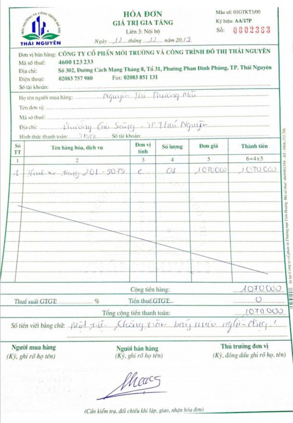 Phụ lục 18 Phiếu thu Phụ lục 19 Hợp đồng vệ sinh 7