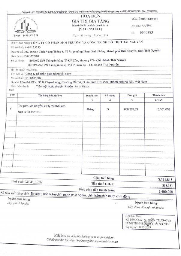 Phụ lục 21 Phiếu thu Phụ lục 22 Phụ lục 23 Hóa đơn GTGT 3