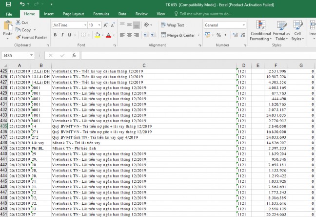 Phụ lục 32 Sổ cái tài khoản 642 Phụ lục số 33 sổ cái TK 214 Phụ 6
