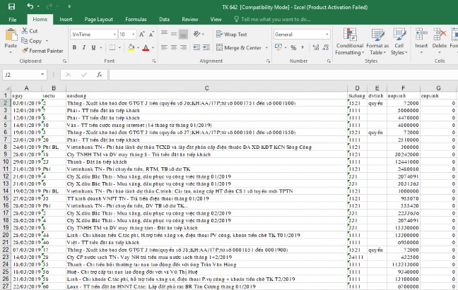 Phụ lục số 33 sổ cái TK 214 Phụ lục số 34 Số cái tài khoản 911 năm 8