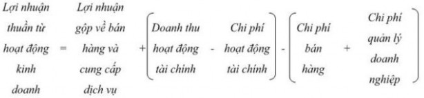 Trong đó Lợi nhuận gộp về bán hàng và cung cấp dịch vụ được tính bàng 1