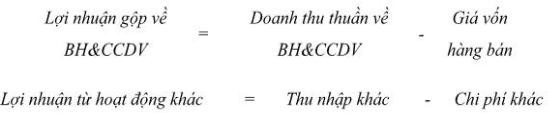 Tổng lợi nhuận kế toán trước thuế Phản ánh tổng số lợi nhuận kế toán 2