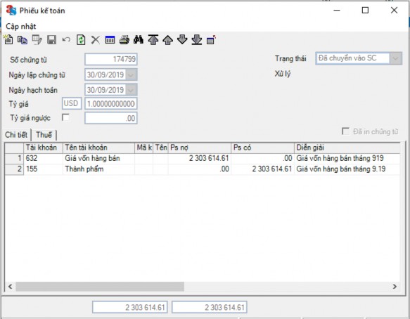 Phụ lục 2 20 Sổ chi tiết tài khoản 642 Phụ lục 2 21 Màn hình nhập liệu hạch 1