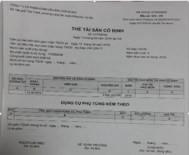 Phụ lục số 2 8 Sổ cái TK 211 Phụ lục số 2 10 Quyết định phê duyệt kế 6