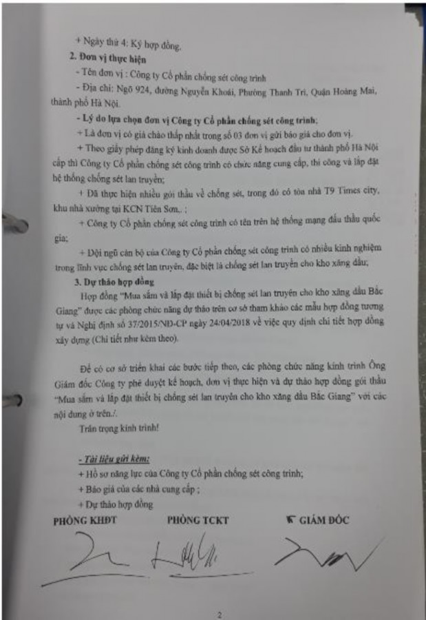 Phụ lục số 2 10 Quyết định phê duyệt kế hoạch đơn vị thực hiện gói 9