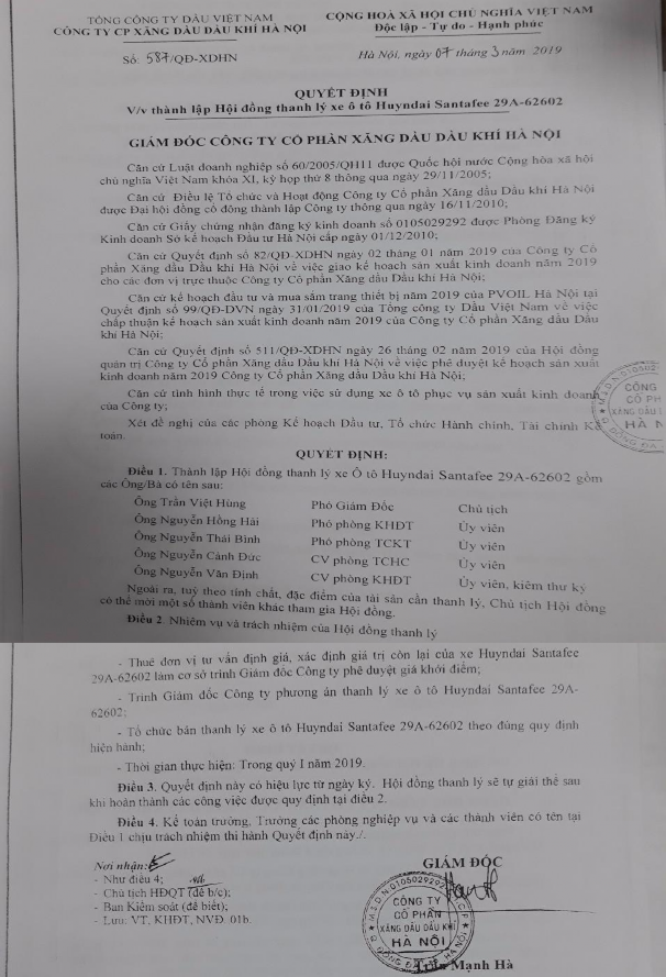 Phụ lục số 2 23 Quyết định thành lập hội đồng thanh lý Phụ lục số 2 24 4