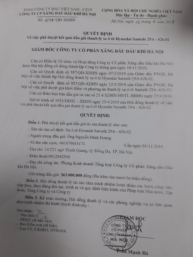 Phụ lục số 2 26 Quyết định phê duyệt kết quả đấu giá 7