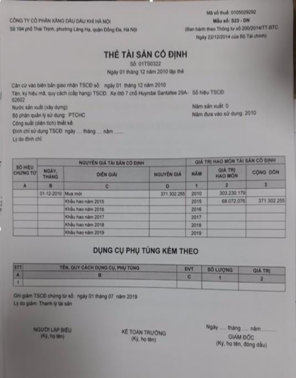 Phụ lục số 2 32 Sổ nhật ký chung CÔNG TY CỔ PHẦN XĂNG DẦU DẦU KHÍ HÀ NỘI 7