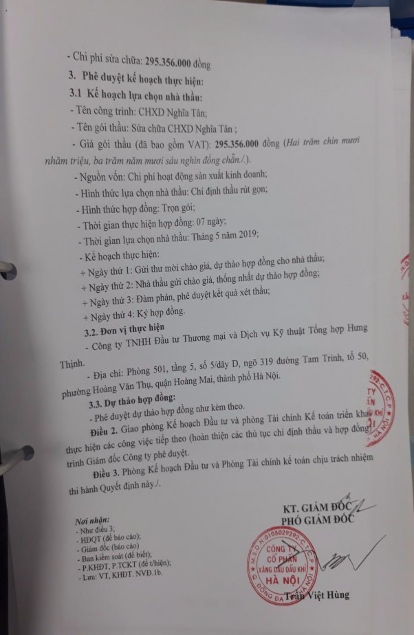 Biên bản bàn giao nghiệm thu Phụ lục 2 38 Hóa đơn GTGT Phụ lục 2 40 Phiếu chi 11