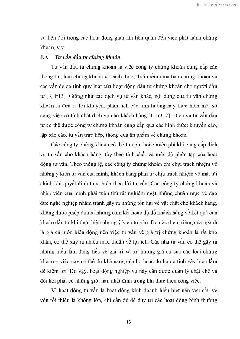 Khóa luận tốt nghiệp Tác động của các cam kết gia nhập WTO đến dịch vụ chứng khoán tại Việt Nam - 3 Trang 17