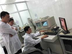 Răng được trải qua chu trình pH Răng sau khi được cắt Mẫu răng nghiên cứu 6