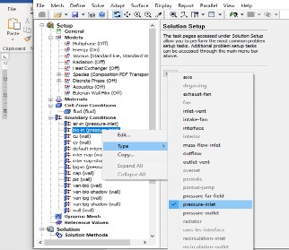PL 19 Chọn mô hình pressure inlet trong thẻ bio in PL 20 Chọn giá trị áp suất dư 4