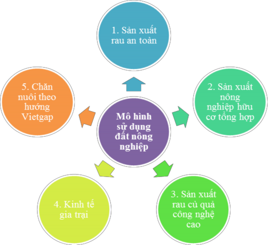 Hình 4 7 Một số mô hình sử dụng đất nông nghiệp điển hình năm 2015 2019 2