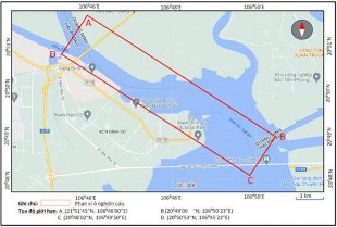 Hình 3 8 Phạm vi ô số 1 khu bến Cửa Cấm Hình 3 9 Phạm vi ô số 2 Khu bến 2