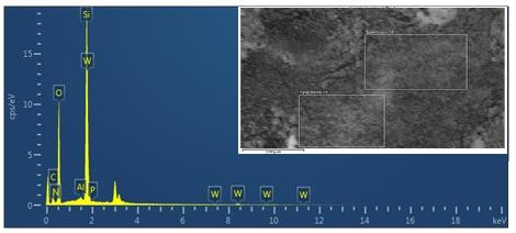 Hình 3 14 Phổ EDX của mẫu HPAS 7 15 Bảng 3 8 Hàm lượng nguyên tố trong mẫu 1